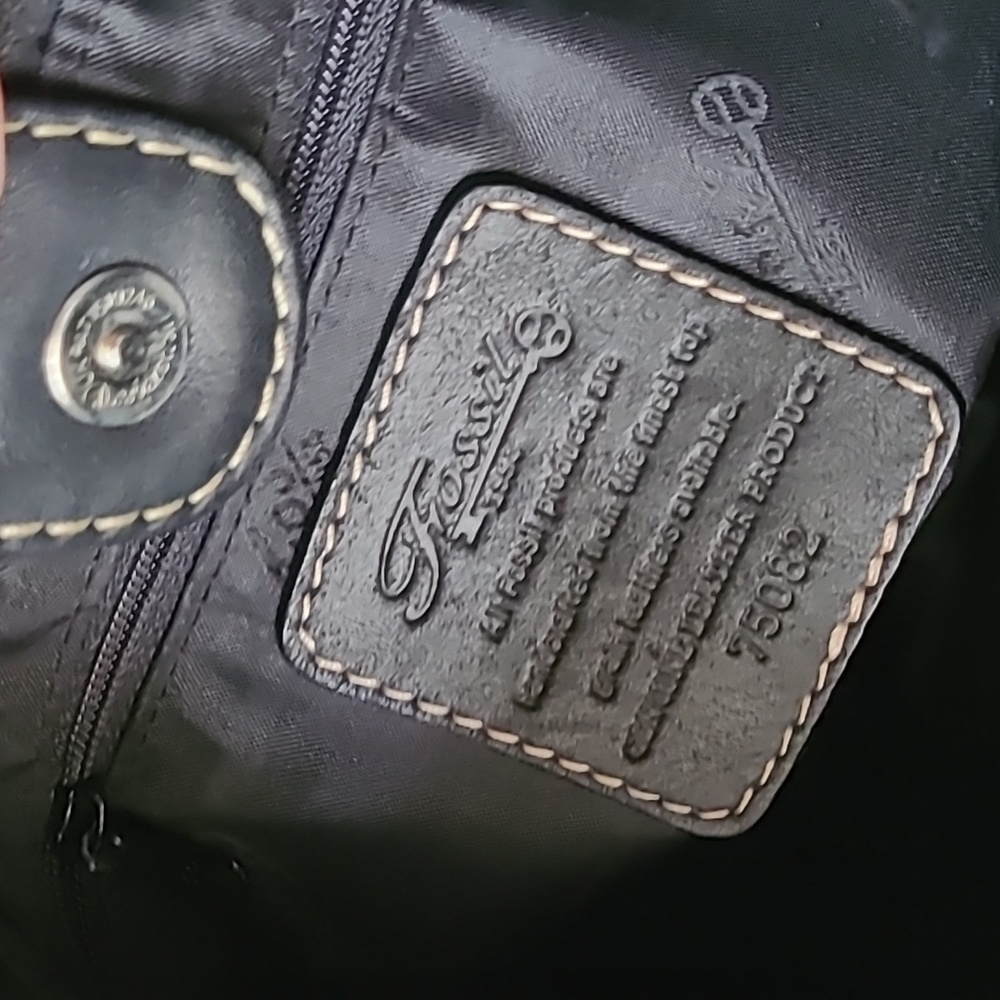 Fossil Leather Tote Bag ❤️ - Picture 5 of 6
